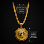 Encliff Panther Pendant Chain featuring a sleek panther-shaped pendant hanging from a silver chain.
