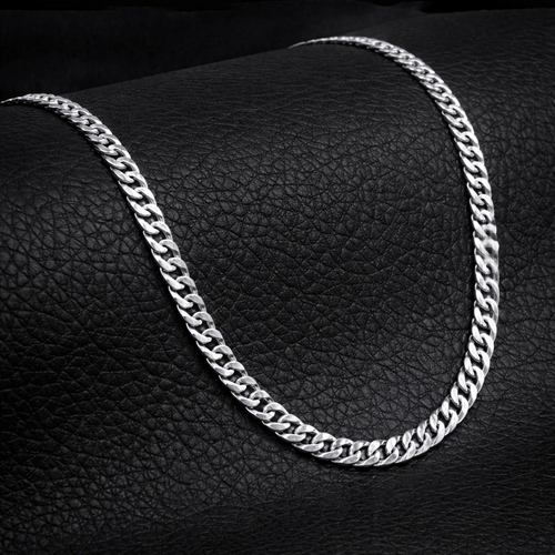 Encliff Cuban link chain with thick, interlocking gold-toned links, showcasing a stylish and durable jewelry piece.