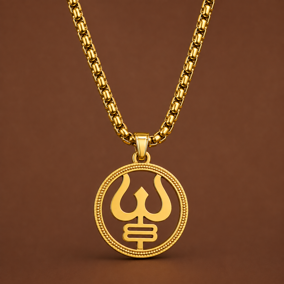 Trishul Pendant Chain