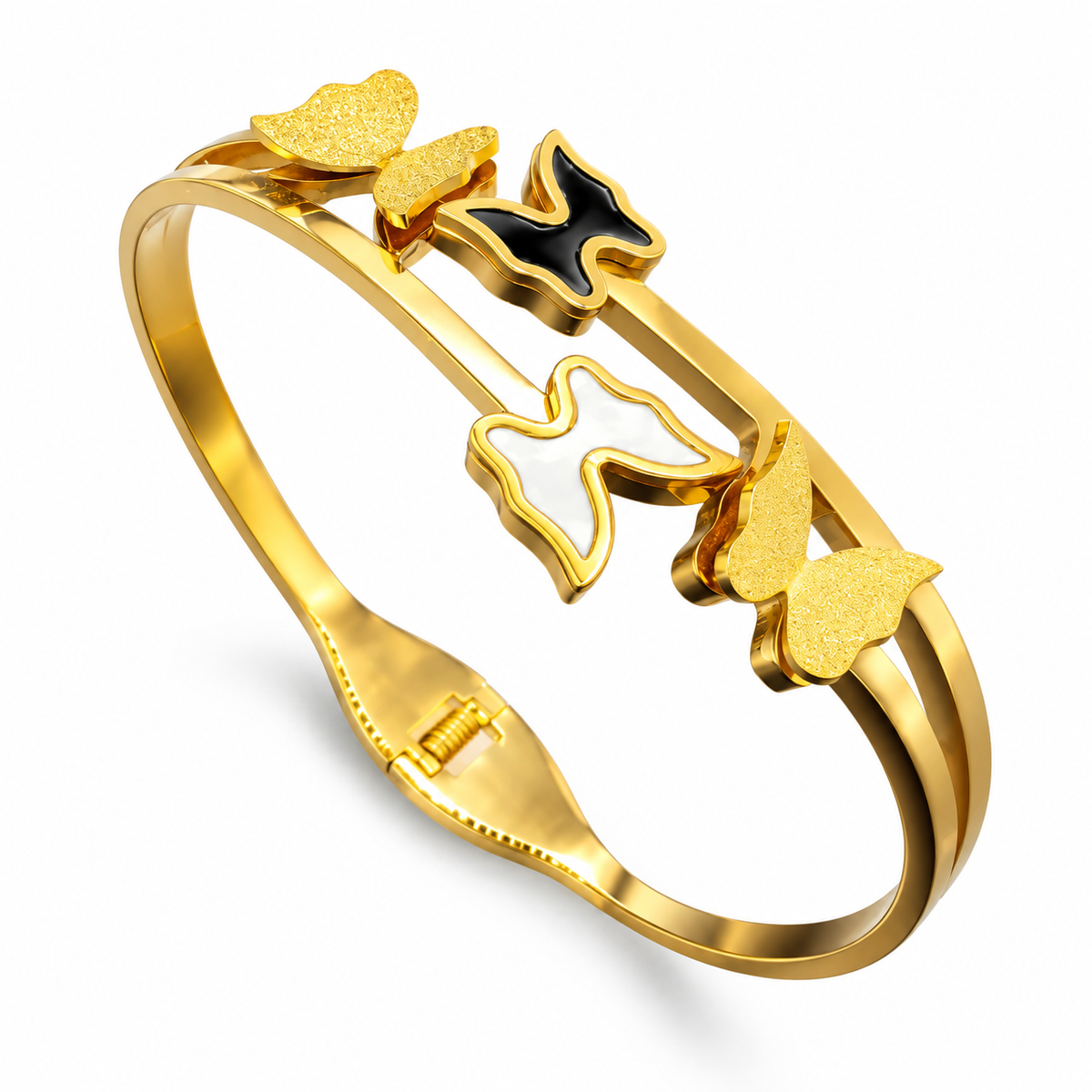 Golden Butterfly Elegance Bracelet