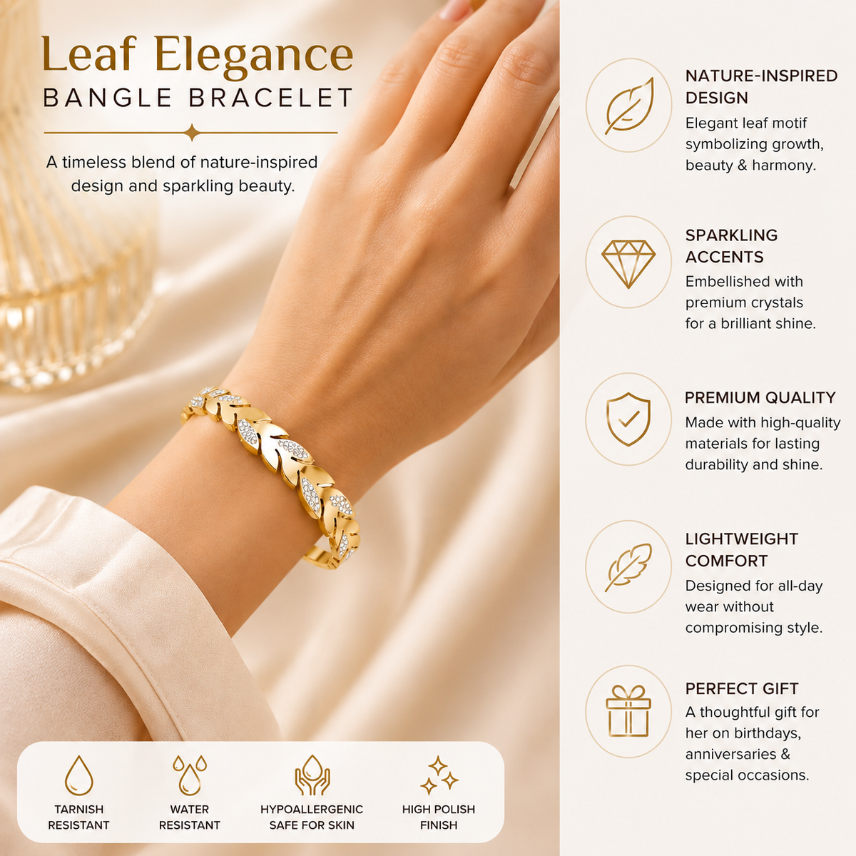 Celestial Leaf Bracelet